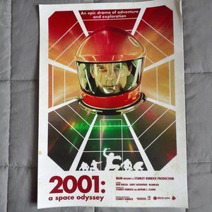 2001 A Space Odyssey Art Print 10x14 Stanley Kubrick Poster Wall Decor